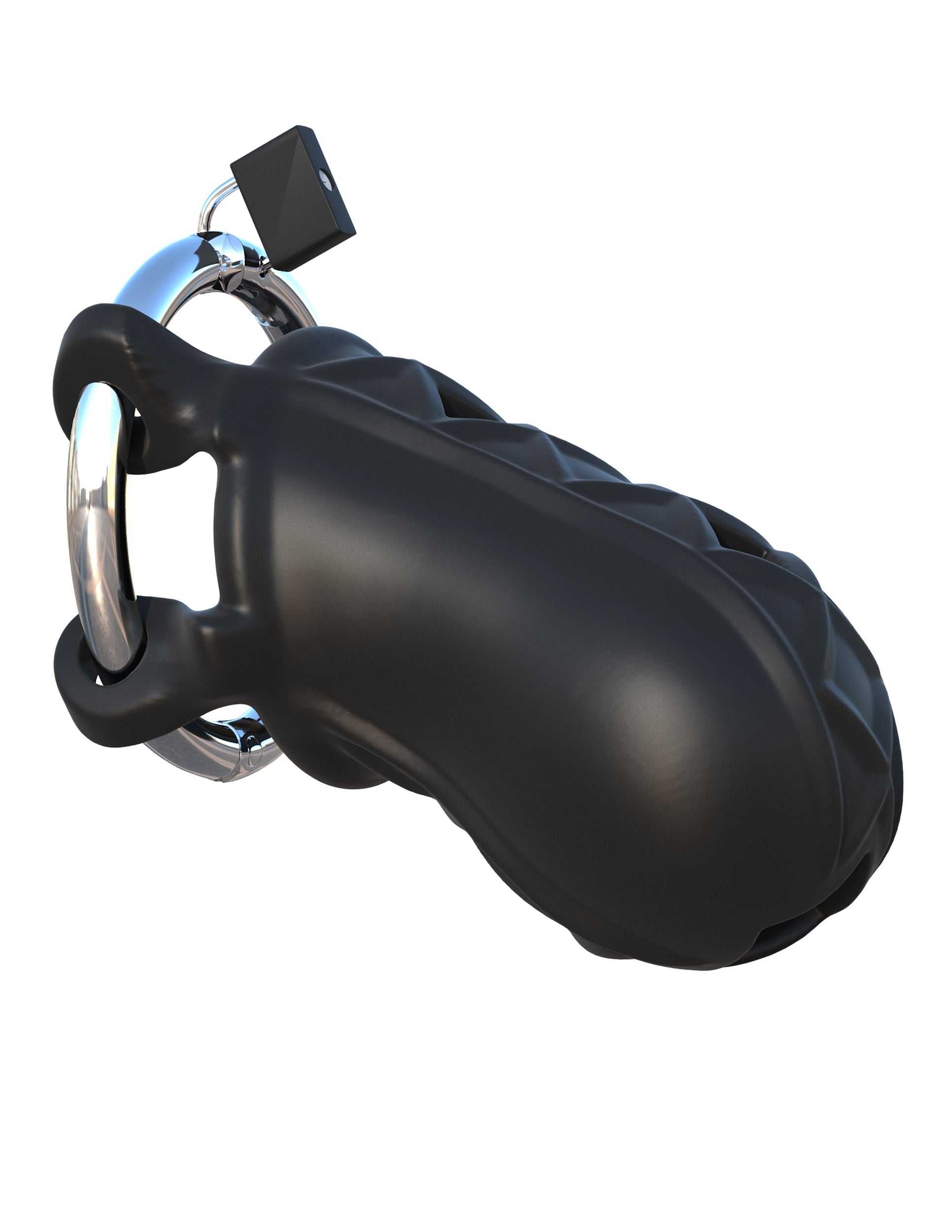 Fantasy C-Ringz Extreme Silicone Cock Blocker Luxe Ember Essentials
