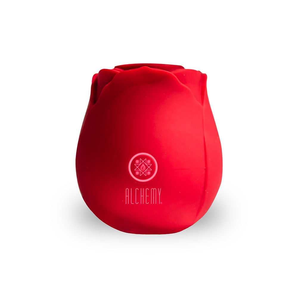 Alchemy Rosebud Luxury Air-Pulse Massager - Red Luxe Ember Essentials