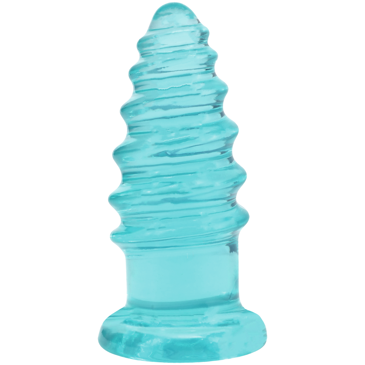 "Crystal Jellies - Anal Twist - 7 Inch Teal DJ0289-18-CD"