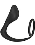 Commander Prostate Pleaser Cockring - Black Luxe Ember Essentials