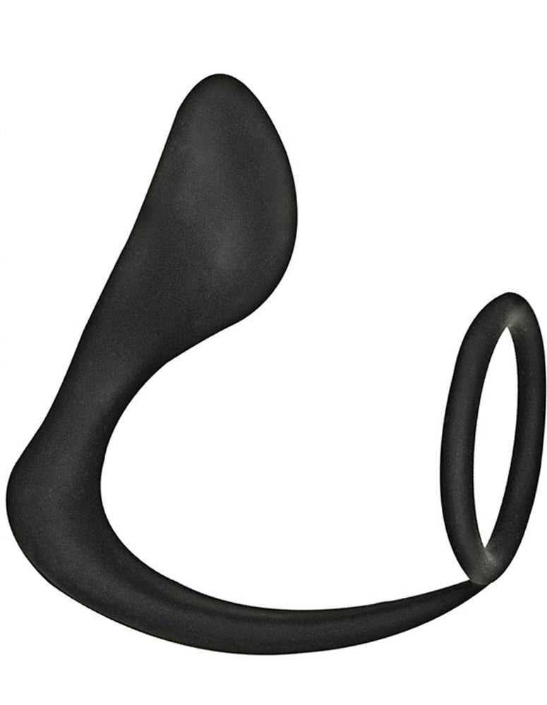 Commander Prostate Pleaser Cockring - Black Luxe Ember Essentials