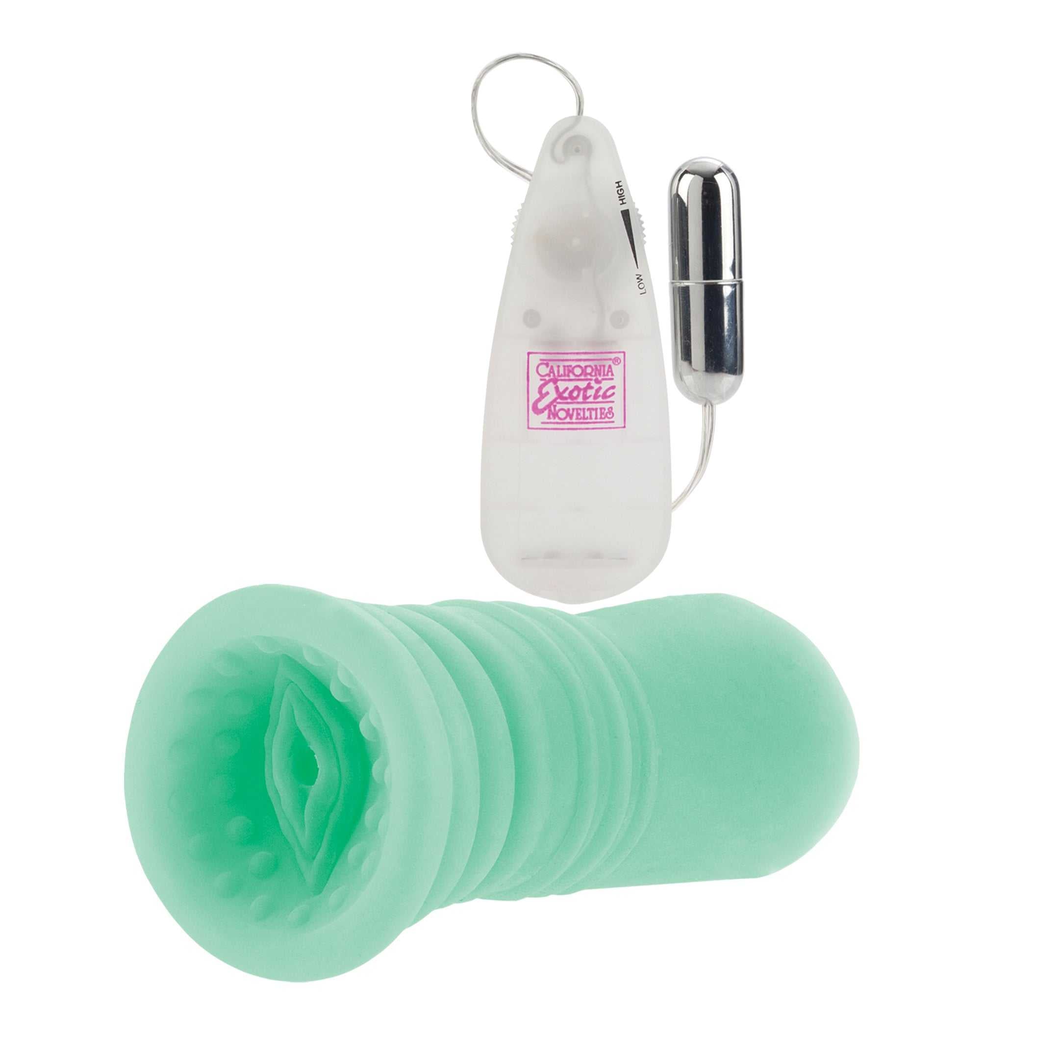 Sue Johanson Glow-in-the-Dark Vibrating Super Head Honcho - White Luxe Ember Essentials