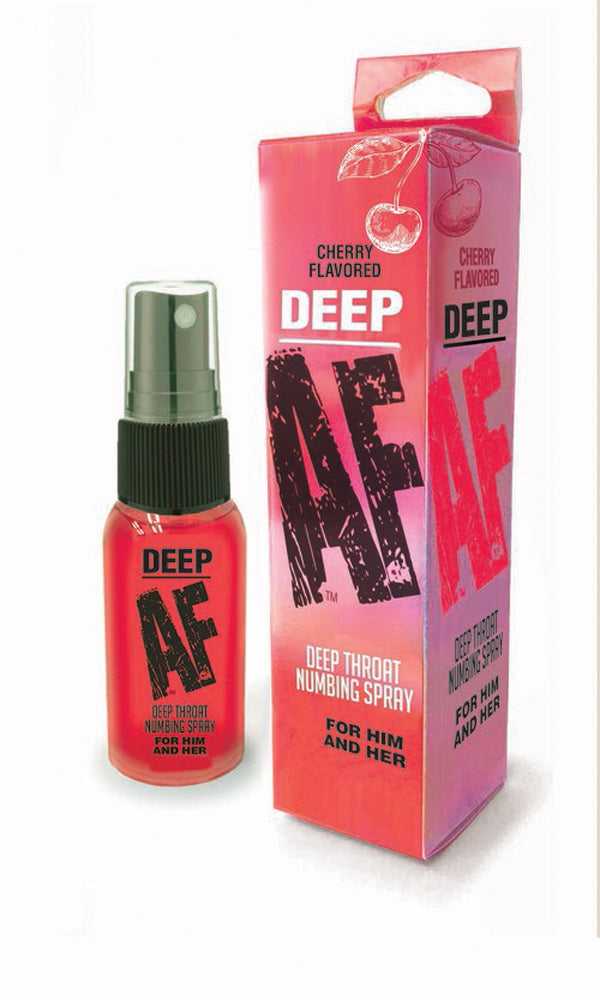 Deep Af Deep Throat Numbing Spray - Cherry - 1 Fl. Oz. Luxe Ember Essentials