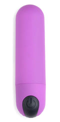 Bang Vibrating Bullet With Remote Control - Purple Luxe Ember Essentials