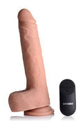 Big Shot 9 Inch Silicone Thrusting Dildo With - Balls and Remote Luxe Ember Essentials