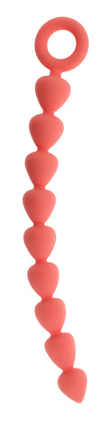 "Peaches 'N Creame Silicone Anal Beads - Peach SS10214"