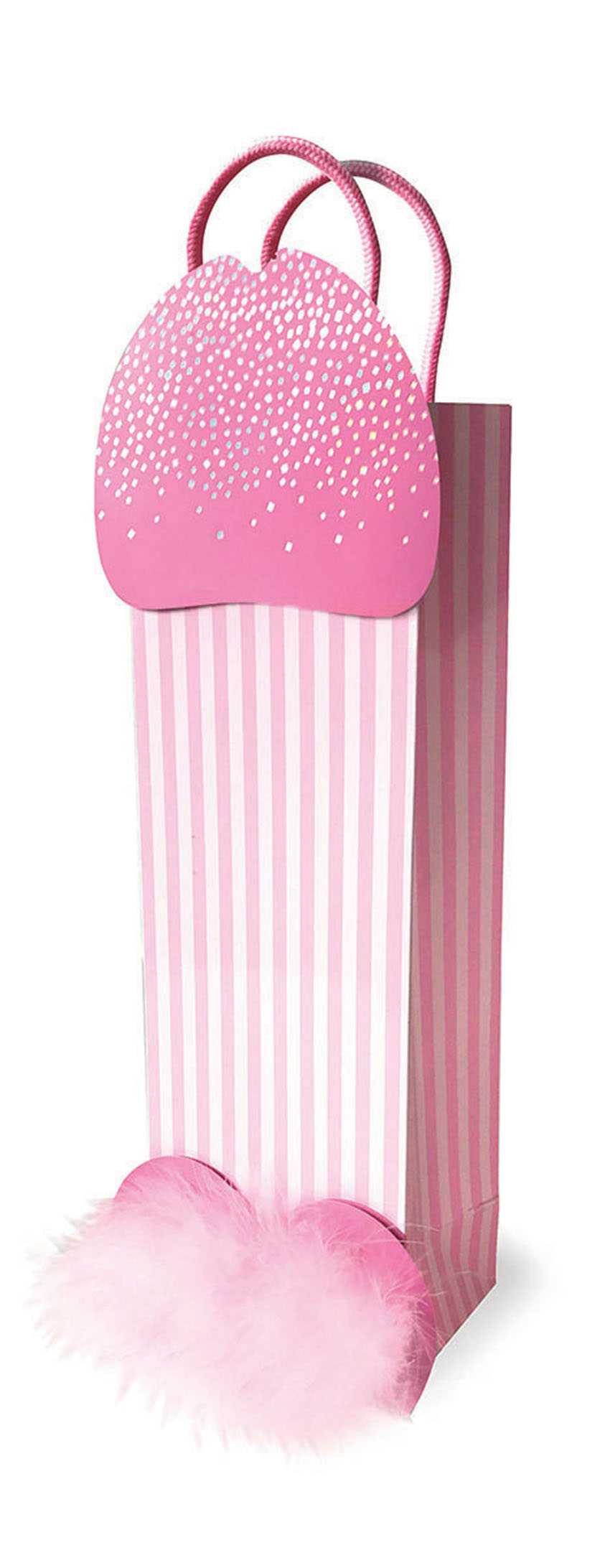 3-D Sparkling Penis Gift Bag Luxe Ember Essentials