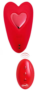 Love Connection Silicone Panty Vibe With Remote Control - Red Luxe Ember Essentials