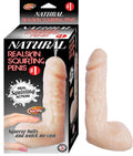 Natural Realskin Squirting Penis #1 - Flesh Luxe Ember Essentials