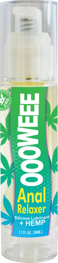 "Oooweee Anal Relaxer Silicone Lubricant Plus Hemp - 1.7 Fl. Oz. / 50 ml BA-OWE17"