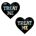 "Treat Me Holographic Heart Smart Nfc Pasties CTM-HRT-DOM"