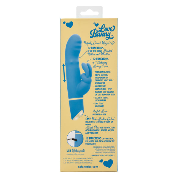 Love Bunny Beaded G Bunny - Blue