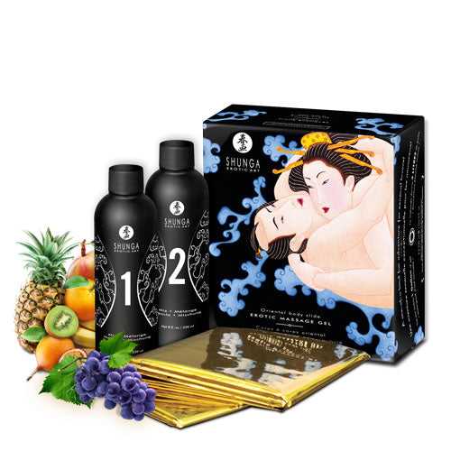 Oriental Body - to - Body - Massage Gel - Exotic Fruits Luxe Ember Essentials