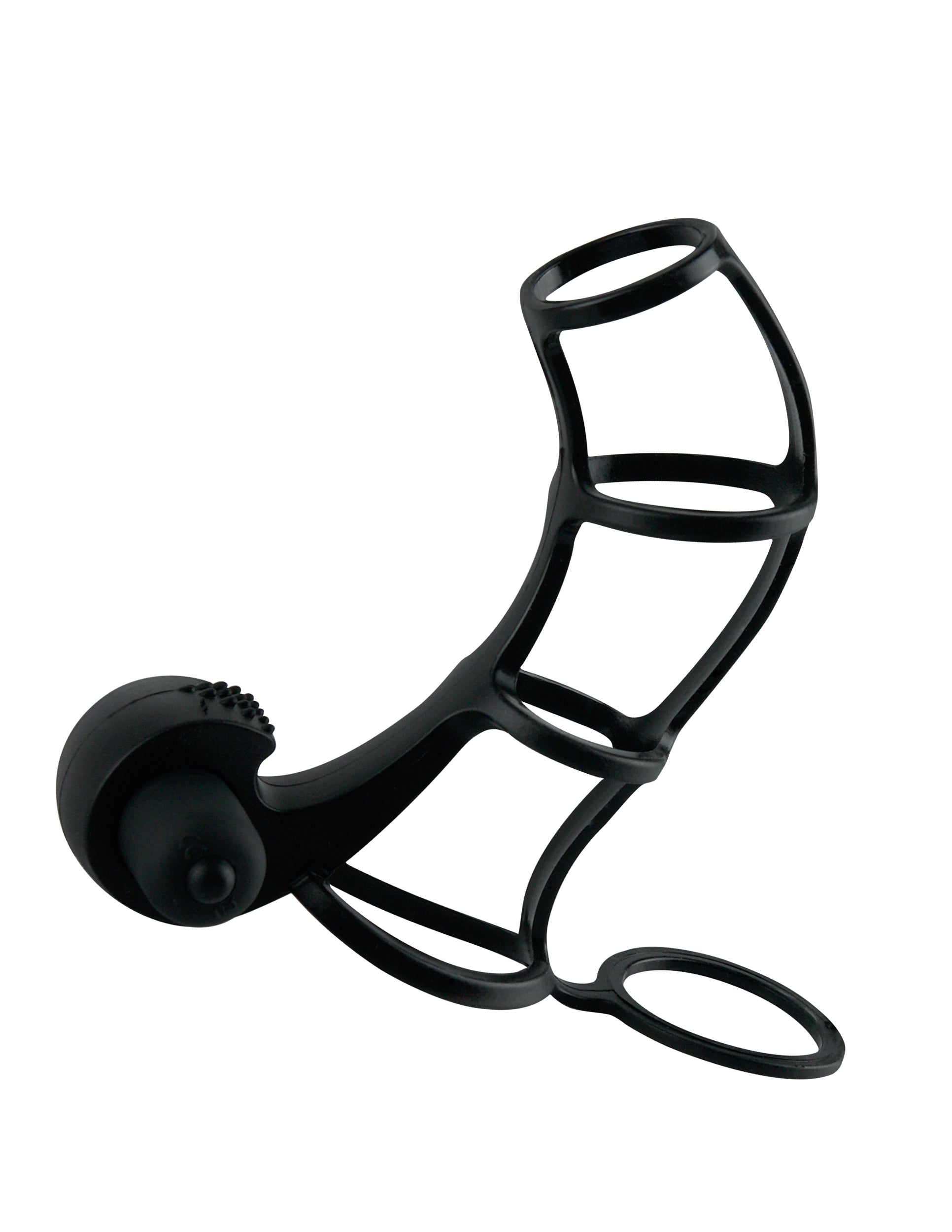 Fantasy X-Tensions Deluxe Silicone Power Cage - Black Luxe Ember Essentials