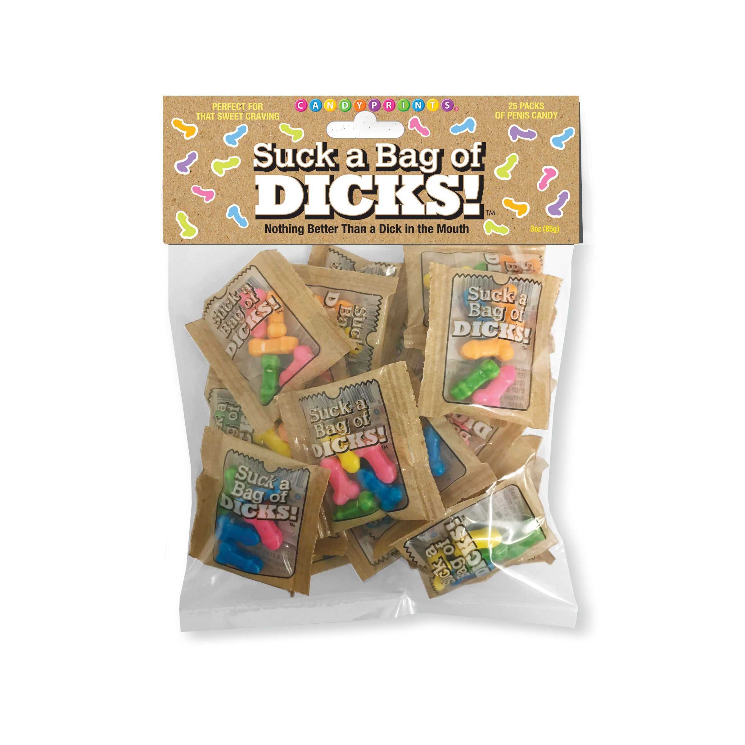 Suck a Bag of Dicks! 25 Individual Fun Size Packages Luxe Ember Essentials