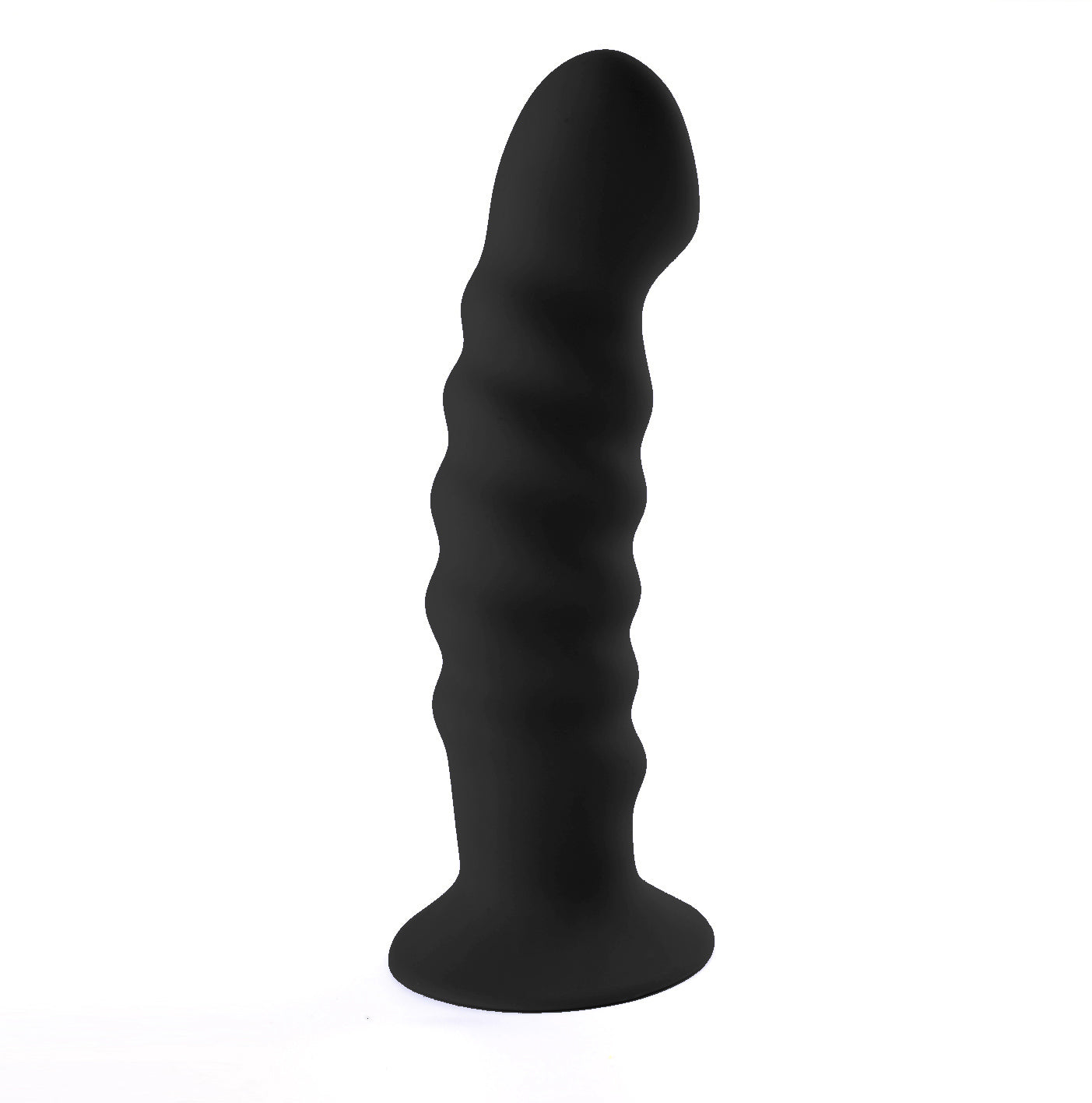 Kendall Silicone Dong Swirled Satin Finish - Black Luxe Ember Essentials
