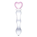 8 Inch Sweetheart Glass Dildo - Pink/clear Luxe Ember Essentials