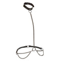 Euphoria Collection Chain Halter/collar and Leash - Black Luxe Ember Essentials