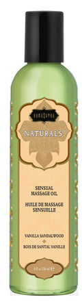 Naturals Massage Oil - Vanilla Sandalwood 8 Fl. Oz. Luxe Ember Essentials