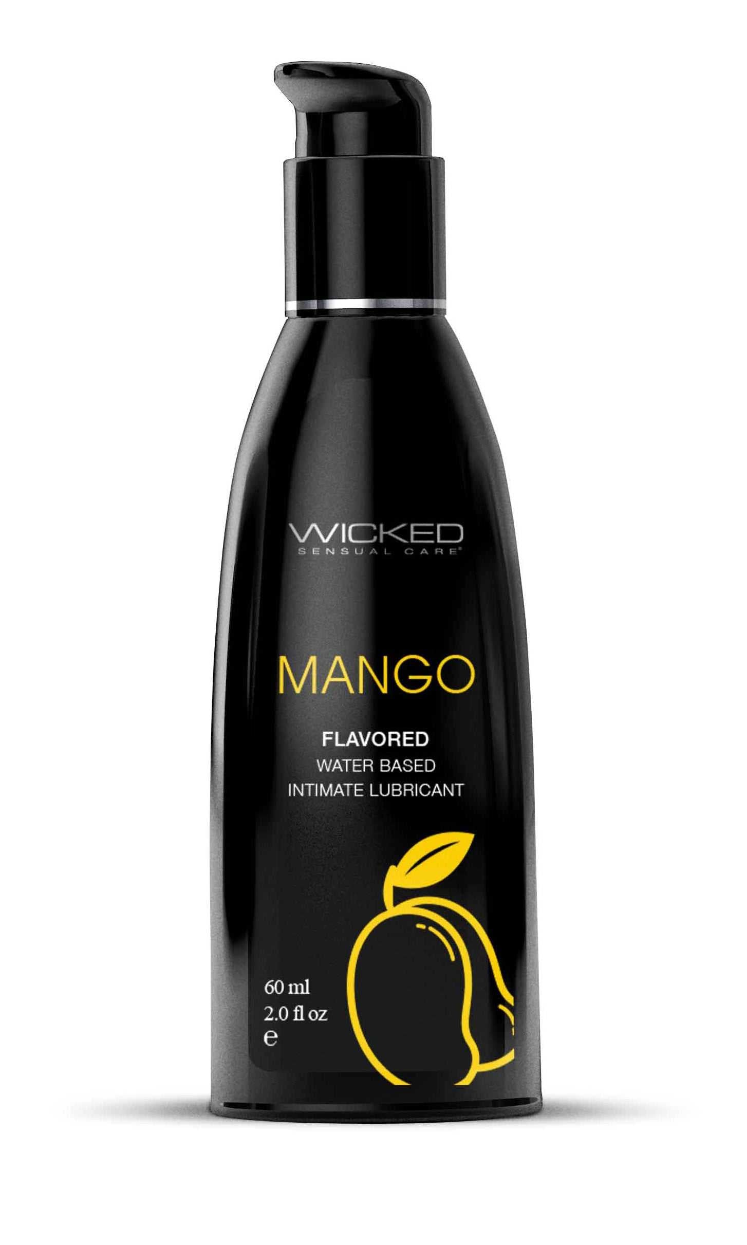 Aqua Mango Flavored Water Based Intimate Lubricant - 2 Fl. Oz. Luxe Ember Essentials