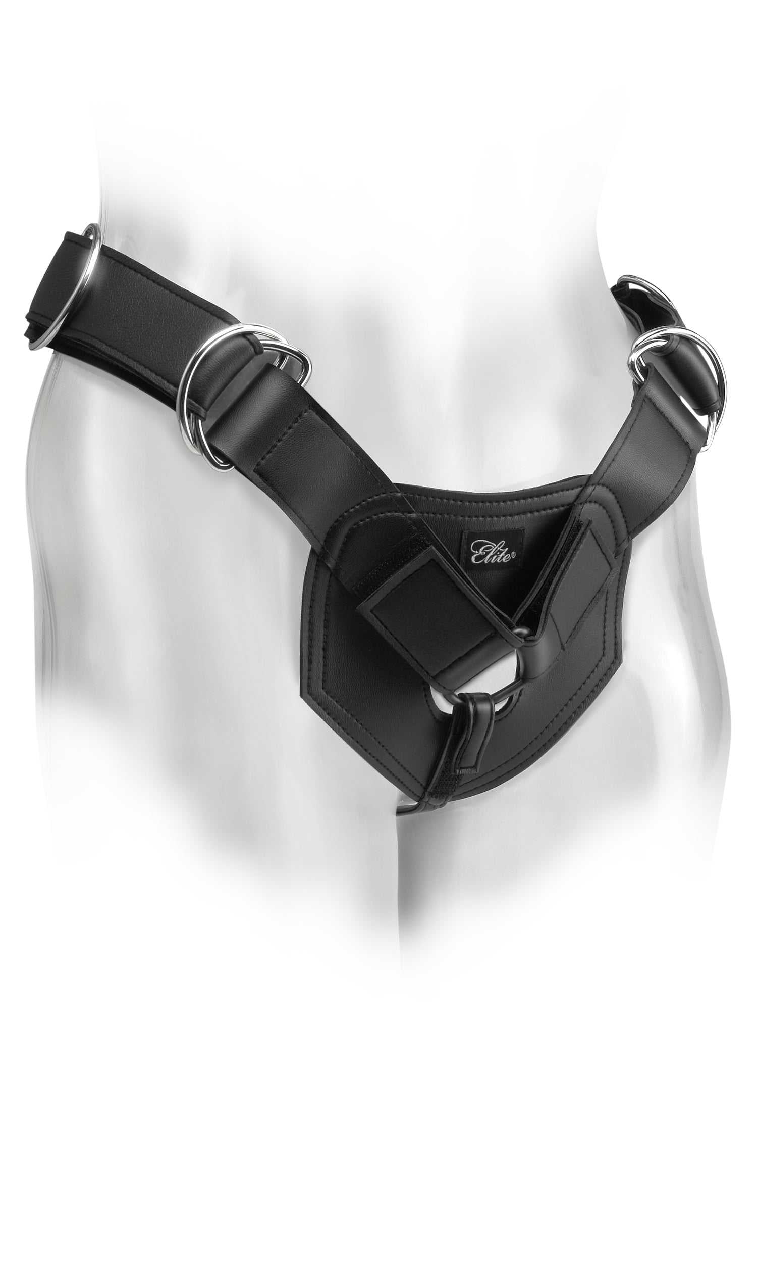 Fetish Fantasy Elite Universal Heavy Duty Harness - Black Luxe Ember Essentials