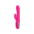 Hypnotic Clit Teaser and Thrusting Rabbit - Hot Pink Luxe Ember Essentials