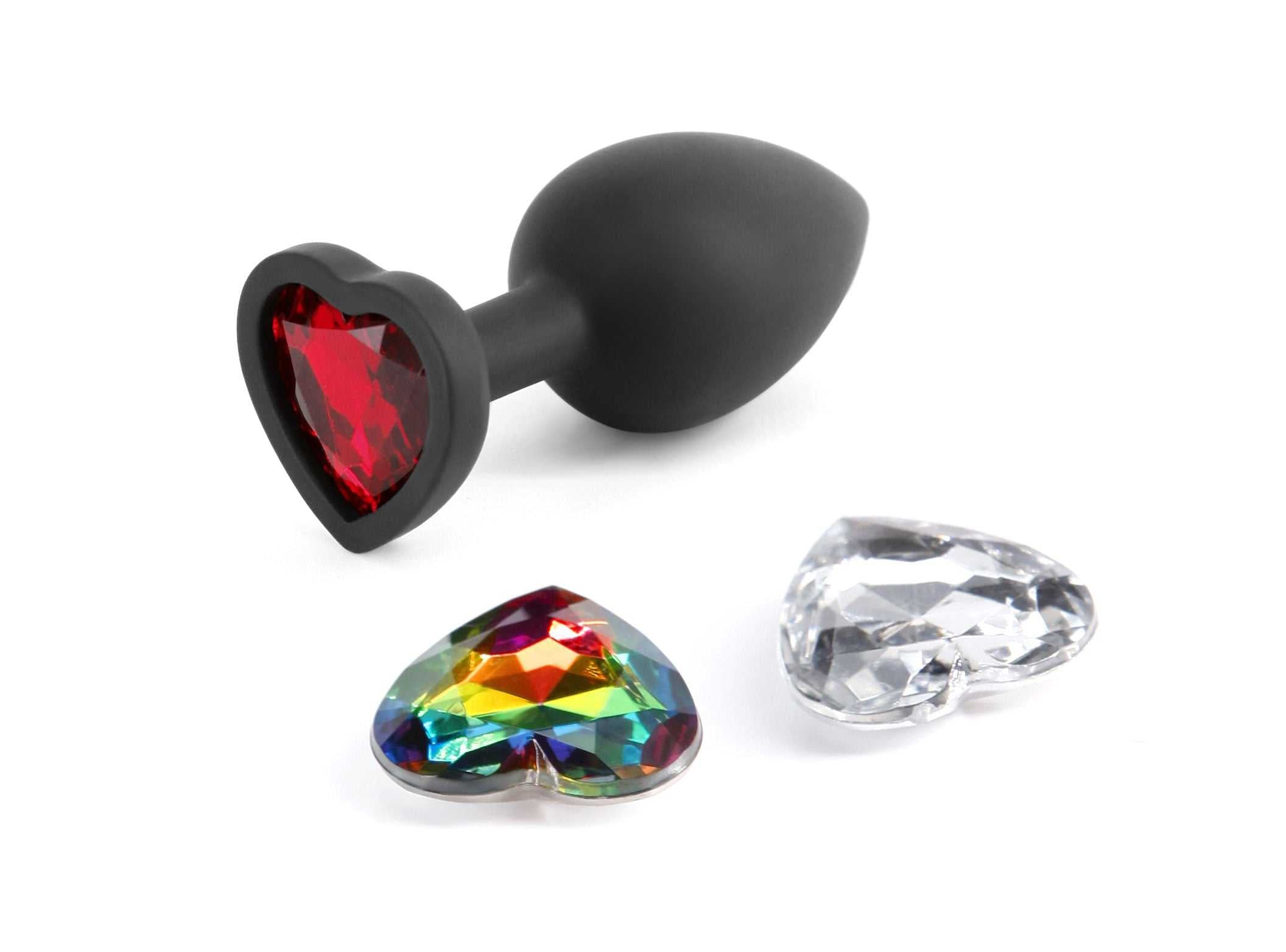 Glams Xchange Heart - Small - Black Luxe Ember Essentials