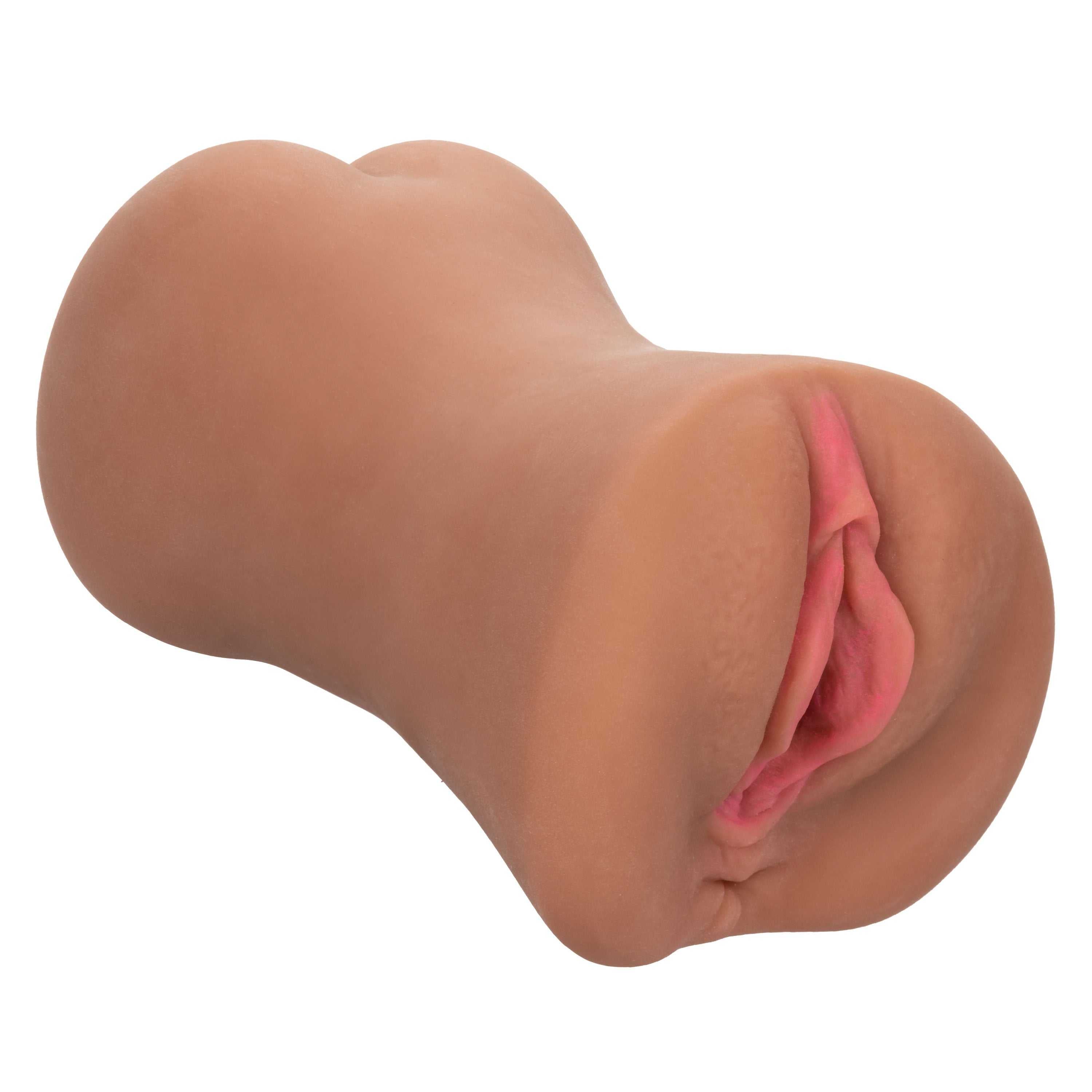 Stroke It Dual Entry Pussy and Ass - Brown Luxe Ember Essentials