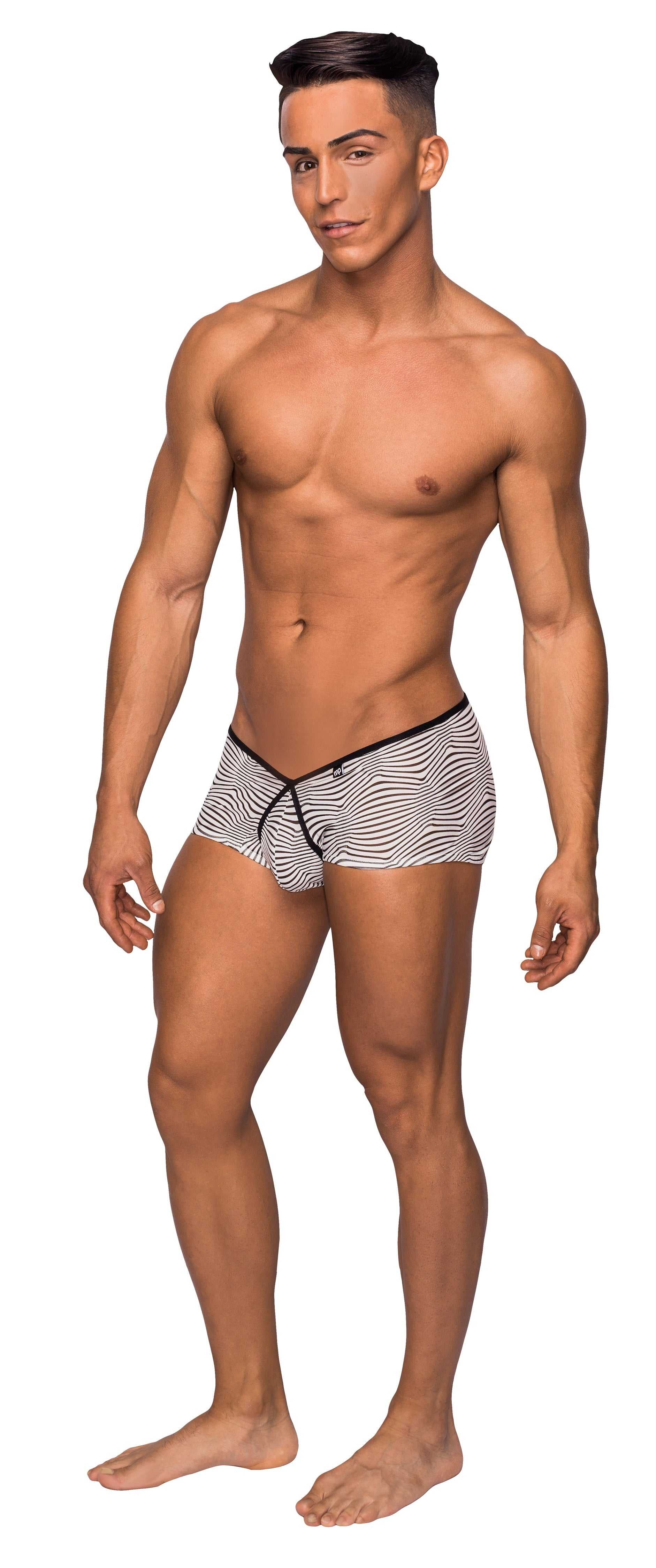 Tranquil Abyss - Micro Mini Short - Medium White/ Black Luxe Ember Essentials