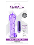 Classix Textured Sleeve & Bullet - Purple