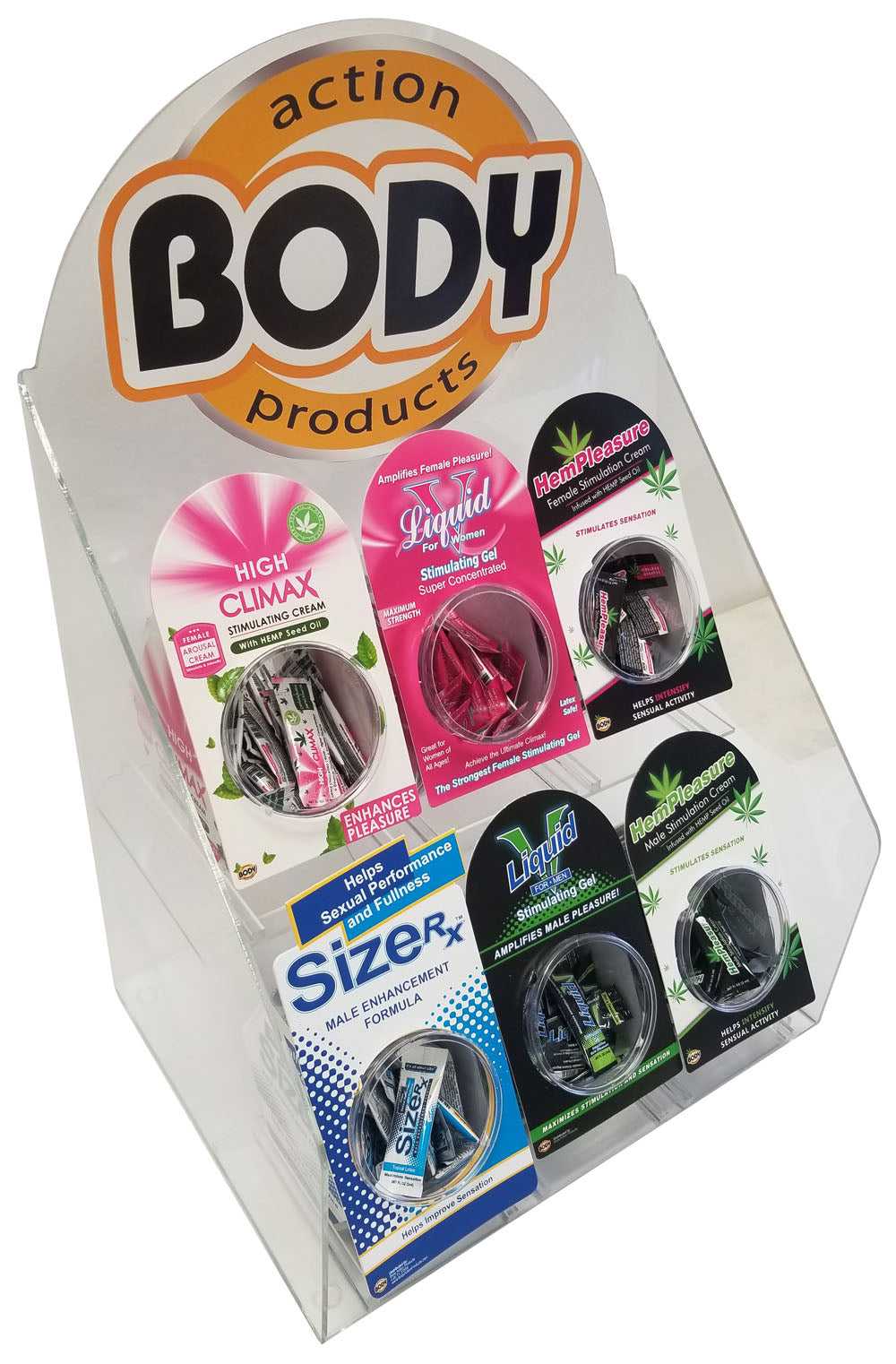 Acrylic Display Female and Male 50pc Luxe Ember Essentials