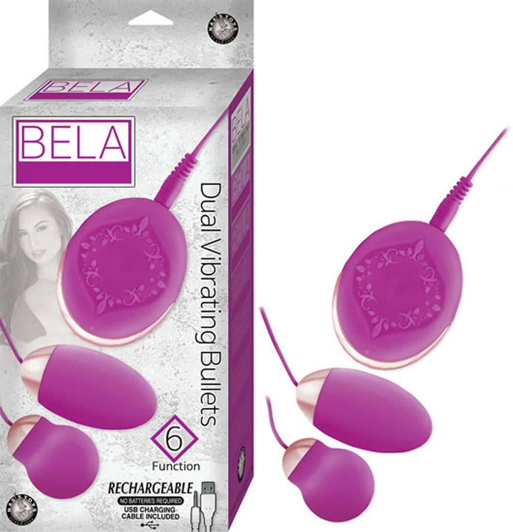 Bela Dual Vibrating Bullets - Purple Luxe Ember Essentials