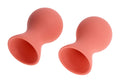 "Peaches 'N Creame Silicone Nipple Suckers - Peach SS10212"