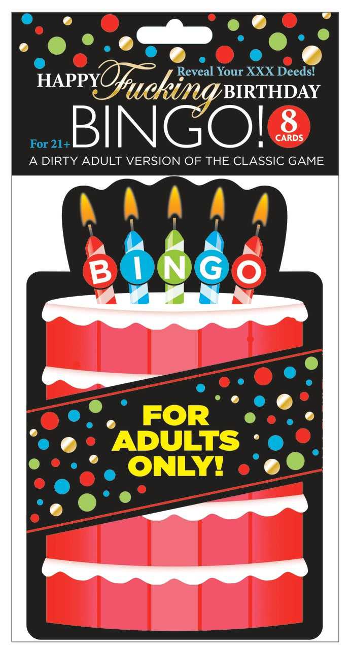 Happy Fucking Birthday Blowout Bingo Luxe Ember Essentials