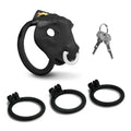 Bull Chastity Cage - Black Luxe Ember Essentials