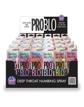 Pro Blo Deep Throat Numbing Spray Pop Display of 24pcs
