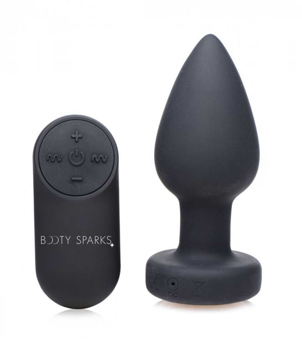 7x Light Up Rechargeable Anal Plug - Medium Luxe Ember Essentials