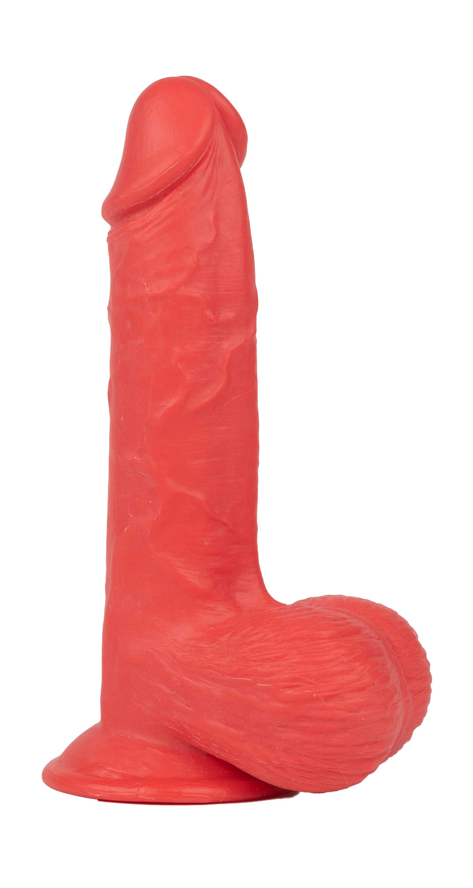 Real Skin Mr. Ruby 7.5" Dual Layer Dildo Luxe Ember Essentials