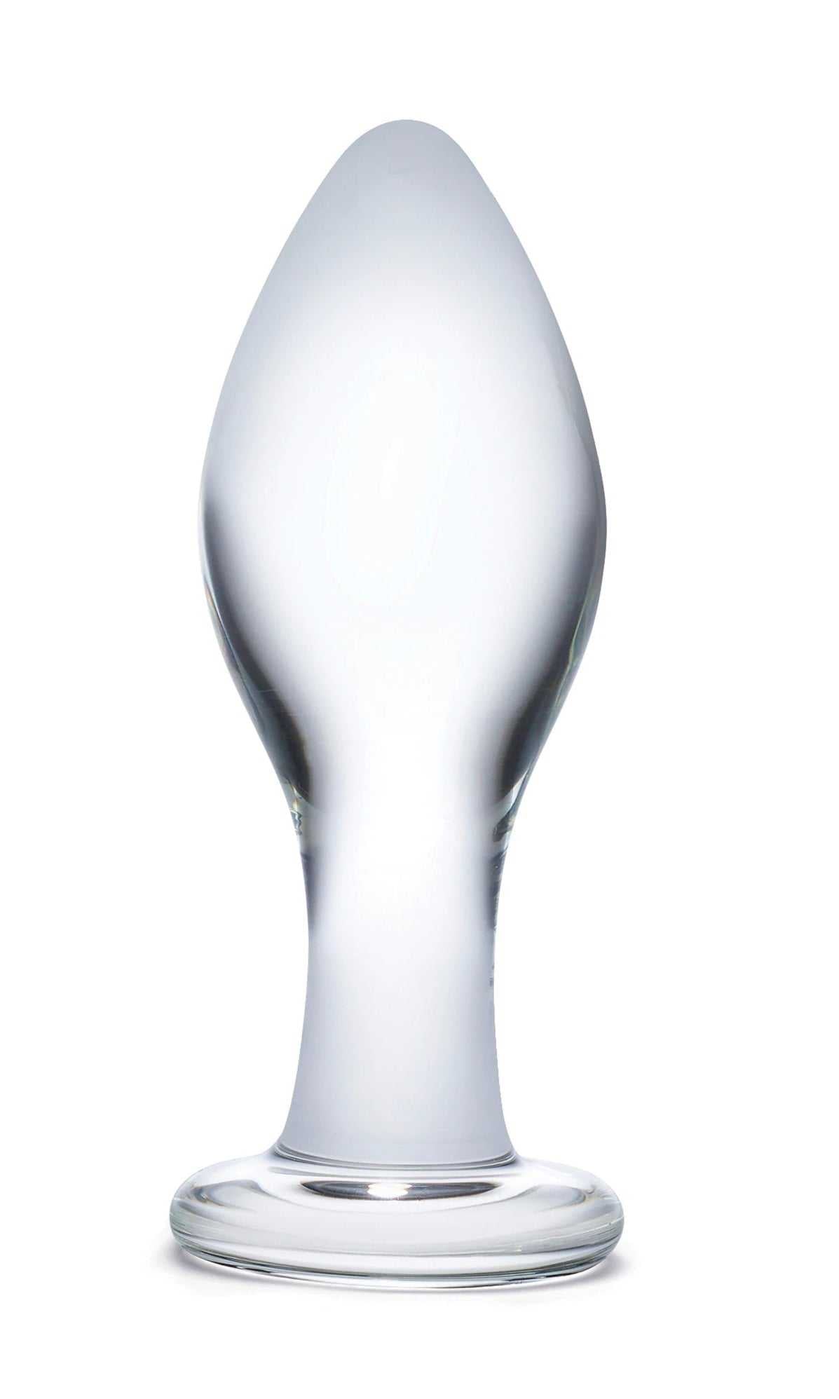 4 Inch Classic Handblown Glass Butt Plug Luxe Ember Essentials