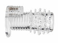Clear Sensations Vibrating Textured Sleeve Luxe Ember Essentials