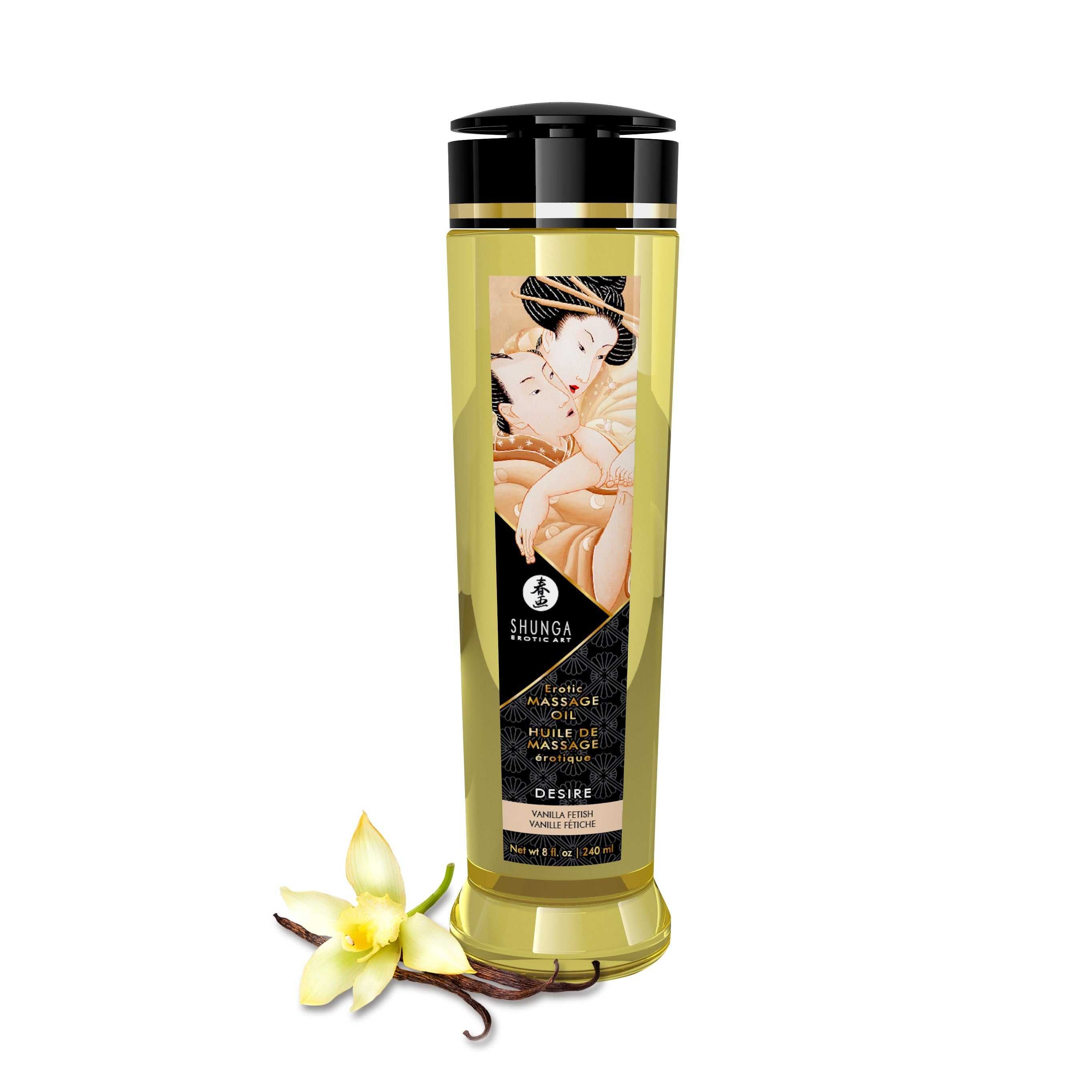 Massage Oils - Desire - 8 Fl. Oz. Vanilla Luxe Ember Essentials