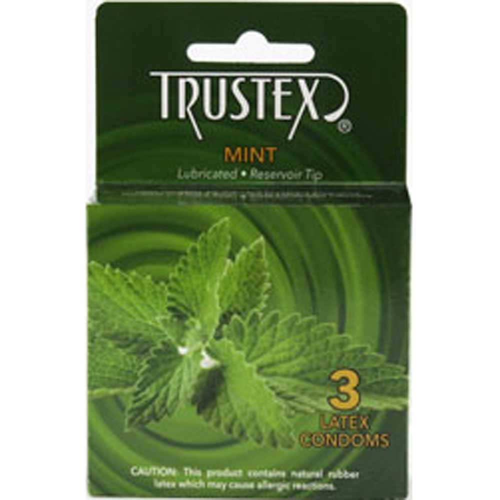 Trustex Flavored Lubricated Condoms - 3 Pack - Mint Luxe Ember Essentials
