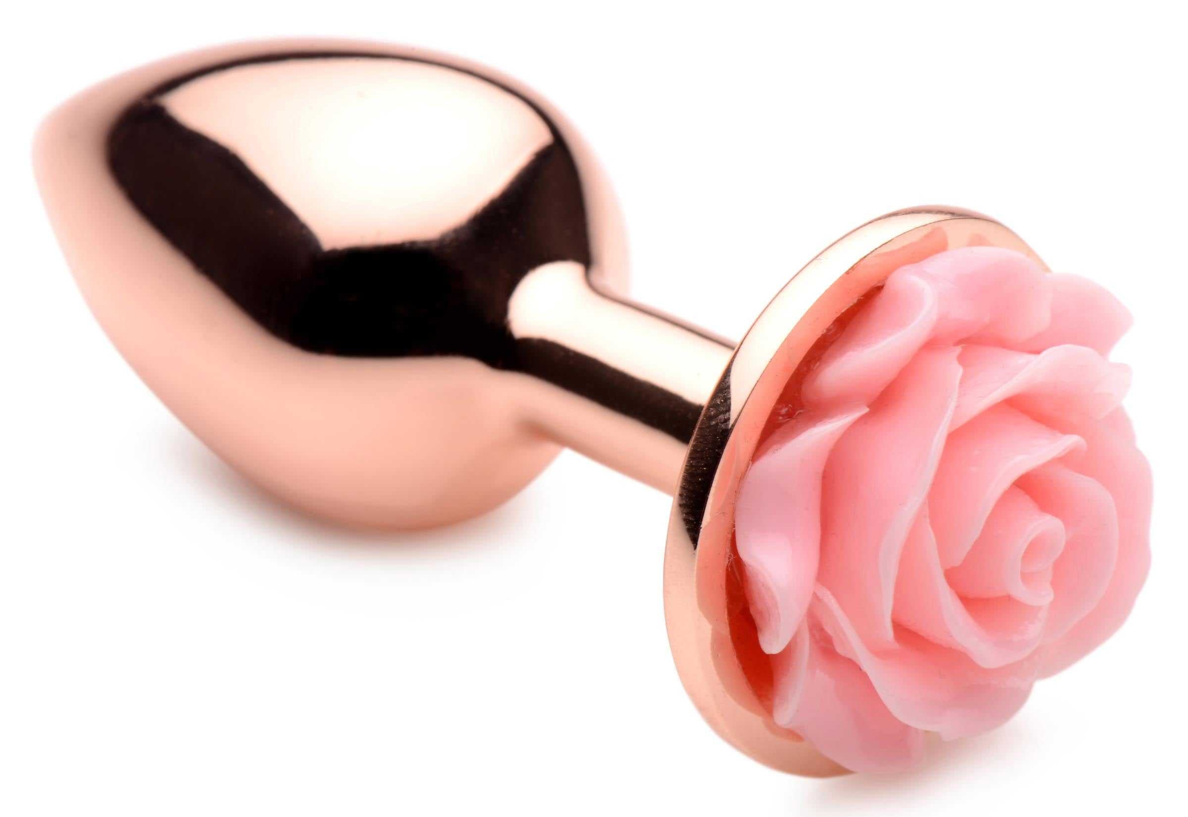 Pink Rose Gold Anal Plug - Small Luxe Ember Essentials