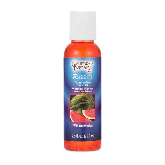 Razzels Warming Lubricant - Wild Watermelon - 2 Oz. Bottle Luxe Ember Essentials