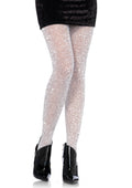 "Lurex Tights - One Size - Silver LA-7130SIL"