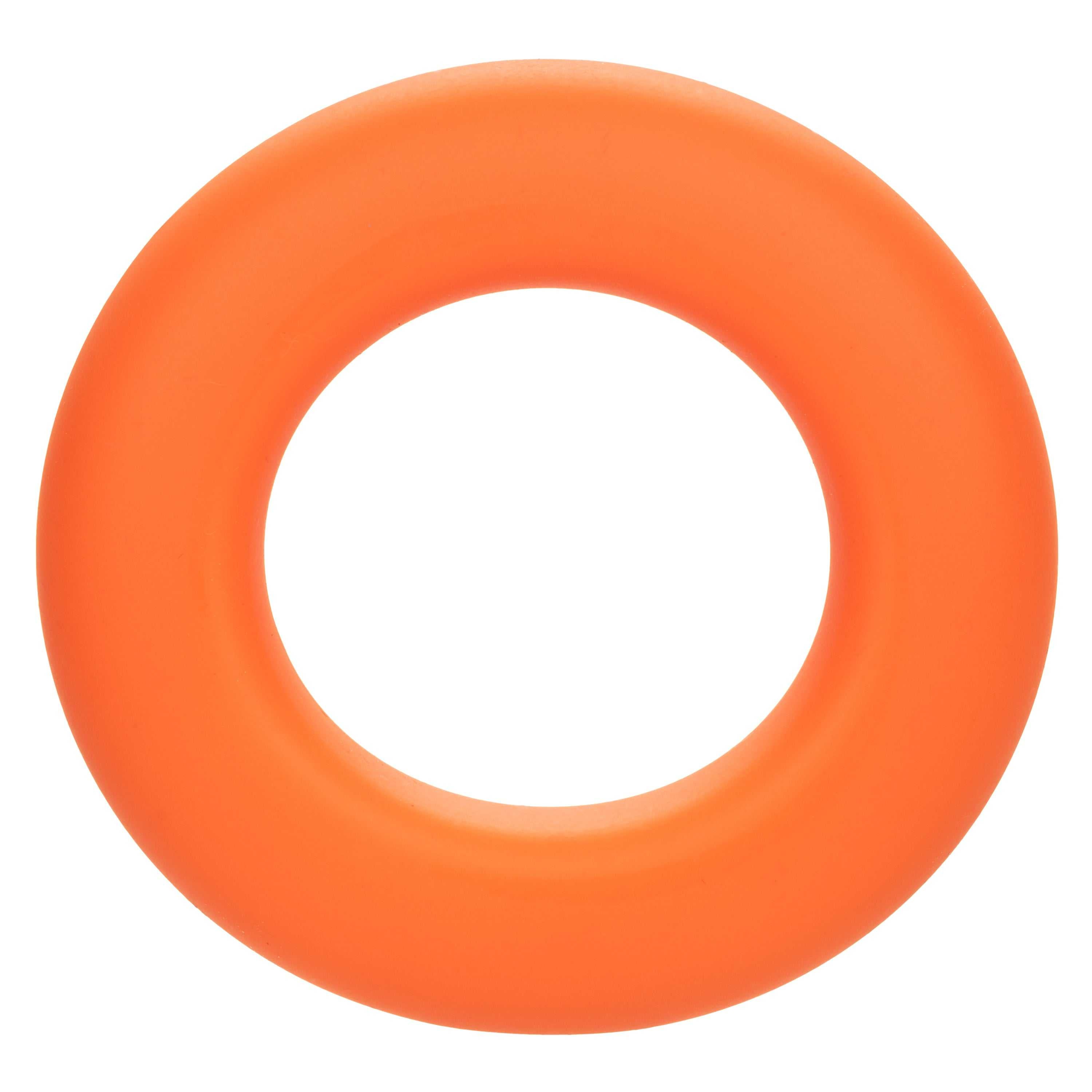 Alpha Liquid Silicone Prolong Large Ring - Orange Luxe Ember Essentials