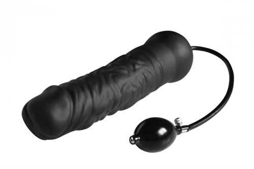Leviathan Giant Silicone Inflatable Dildo - Black Luxe Ember Essentials