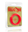Wide Silicone Donut - Red - 1.5-Inch Diameter Luxe Ember Essentials