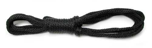 Bondage Rope 25 Inches - Black Luxe Ember Essentials