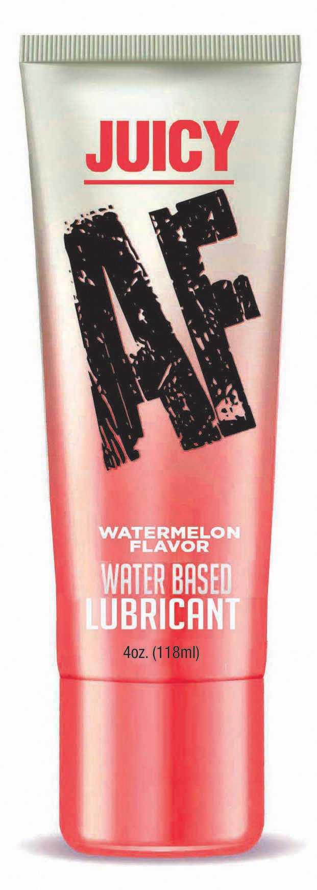 Juicy Af - Watermelon Water Based Flavored Lubricant - 4 Oz Luxe Ember Essentials